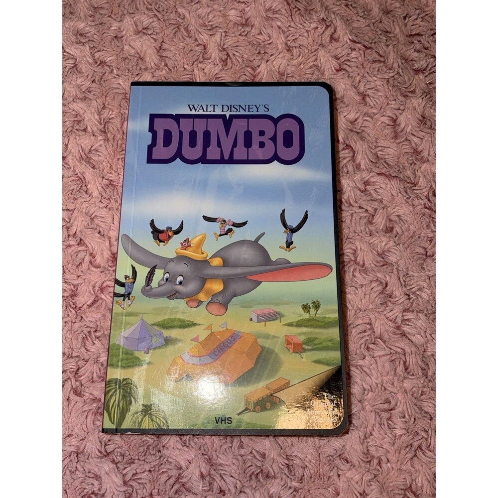 Vintage Disney Parks VHS Style Notebook Journal Dumbo New